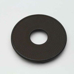 【南部鉄器】瓶敷 丸アラレ・錆色 径13cm 鍋敷 釜敷 トリベット 日本製 鉄瓶 急須 ティーポット