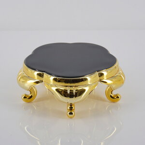 【ポイント2倍】PC梅型_香盤_金メッキ 4寸 高5.1総巾13.4奥12.4cm