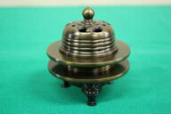仏具 火舎香炉 色付 1.6寸 【浄土真宗本願寺派 西 香炉 】
