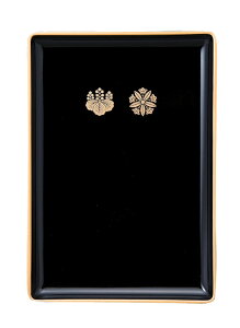 【曹洞宗】 仏具 布施盆 曹洞宗紋 名刺盆 小