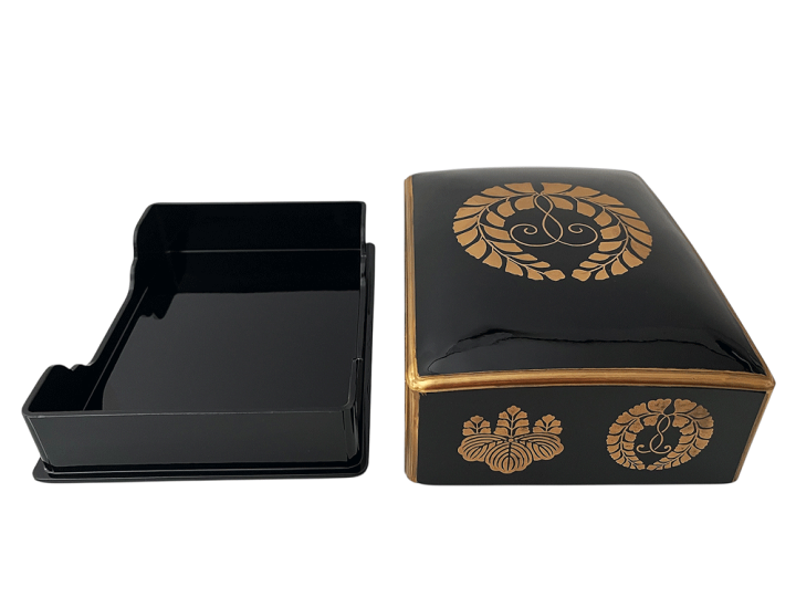 楽天市場】仏具 PC製 純金箔 御和讃箱 御文章箱 大 セット 西紋 B級品