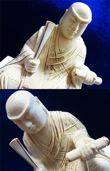 楽天市場】仏像 総柘植 日蓮上人 金泥書 2.0寸 木彫 【日蓮宗】 : 仏壇 