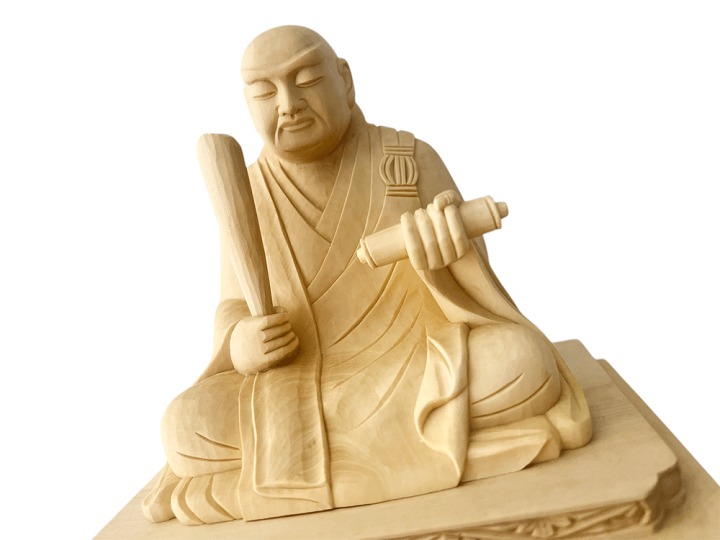 楽天市場】仏像 本柘植 日蓮上人 3.0寸 木製【日蓮宗】 : 仏壇職人関工作所