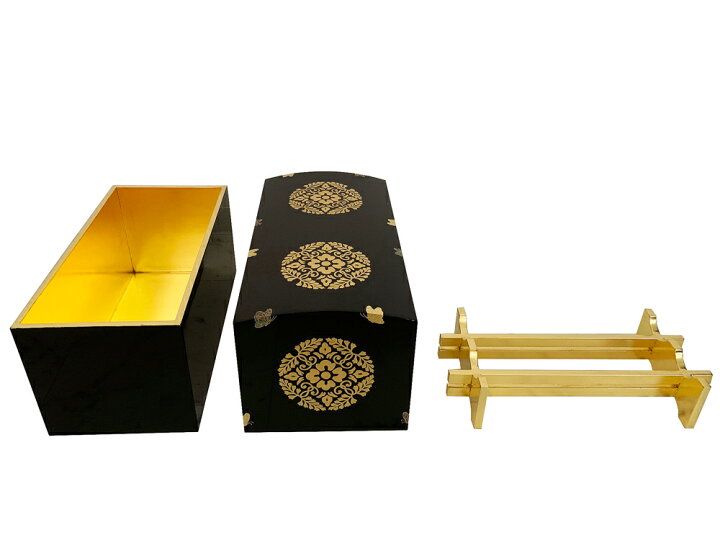 楽天市場】寺院仏具 木製 純金箔 御伝鈔箱 巻物台付 寺院 仏具 寺院用 