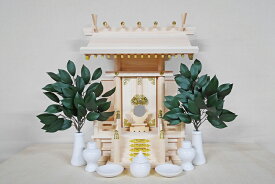 日本製 神棚 神具セット 神殿 大々神明 一社タイプ 神棚セット