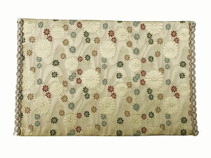 仏具 防炎 防火マット 経机敷き 上金襴 中京型 18号サイズ