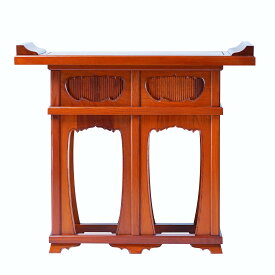 立焼香机　4尺　欅(けやき)　摺り漆　寺院用仏具　焼香