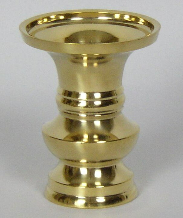 楽天市場 上丸花立4 5号 真鍮製磨き仕上 仏壇 仏具 神棚のハセガワ仏壇