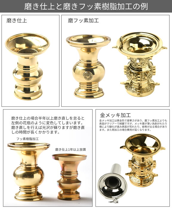 楽天市場】真宗大谷派用 鶴亀 火立 高さ約19cm 本山彫 上彫り 磨き仕上 