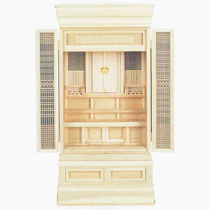 楽天市場】仏壇 販売 神徒壇43-20 高1305×巾665×奥行490×須弥壇上390mm