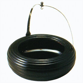 【楽天1位】 渦巻線香用 香炉台 香呂 PC巻線香台 黒色 径180×高190mm 重量 460g p80