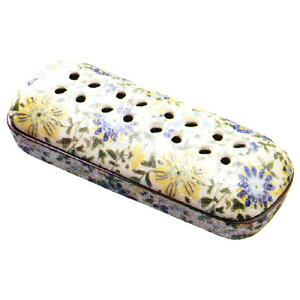 お線香 ミニ寸用 香呂 ミニ香炉 花摘 寝かせる線香皿 有田焼(小) 奥行58×幅127×高35mm p51 陶器 前香呂 線香皿 線香立て 重量 183g