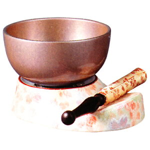 モダンりんセット 御りん 彩花 りん台 3点セット 有田焼 すずね(鈴音) りん2.5寸(2.5号)(乙女桜・梅の舞・風花・なでしこ・雅桜)奥行110×幅121×高65mm 216g