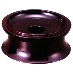 りん台 仏具 リン台 | 丸りん台 2.5寸 外径7.5cm S印| タメ色 モダン仏具 小型 おりん ブラウン色フチ金・ベージュ色フチ金 無地 奥行75×幅75×高33mm