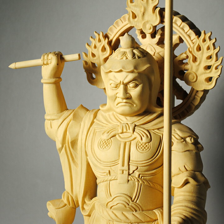 楽天市場】尺2寸ビッグサイズ【総桧製、手彫り仏像：東寺形（立体 