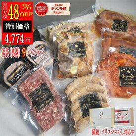 48％OFFクーポン 9180円が 4774円】福袋：感謝ハンバーグ 2個 生姜焼き 2パック ウインナー 1パック 肉 2パック パテドカンパーニュ 1パック 軟骨煮込み1パック 9パック　肉 和牛 冷凍 内祝 ギフト 福袋 米　 御中元 お中元