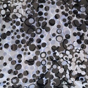 肌隠し 気になる露出をカバー レース 瀬音 ネイビー 108cm幅 日本製 ブラウス ハイネック 透け はおりもの 切りっぱなしOK レディス 子供服 手芸 クラフト 布 生地 屋さん 薄手