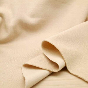 ニット生地 暖か 厚地 無地 ナッピング 裏起毛 裏毛 エクリュ 175cm幅 日本製 50cm単位の価格 スウェット パーカー トレーナー レディス メンズ 子供服 手芸 クラフト 生地 布 厚地 屋 さん 通販