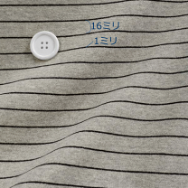 グレー系ボーダー裏毛ニット