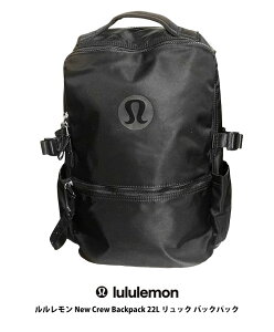 ���������� lululemon New Crew Backpack 22L �j�����p �u���b�N �y�� ��v �����b�N �o�b�N�p�b�N