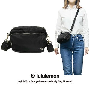 LULULEMON EVERYWHERE CROSSBODY BAG 2L ���������� �N���X�{�f�B�o�b�O �T�R�b�V�� ���^�V�����_�[�o�b�O �j�����p �u���b�N
