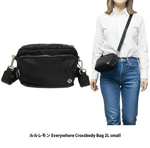 LULULEMON EVERYWHERE CROSSBODY BAG 2L ���������� �N���X�{�f�B�o�b�O �T�R�b�V�� ���^�V�����_�[�o�b�O �j�����p �u���b�N