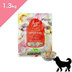 ◆ポイント10倍＋クーポンあり◆ 賞味期限 2026/11/23 以降【犬用】SundayPets サンデーペッツ ジェントルベイク ラムwithトライプ 【1.3kg】 Dog food 正規品 プレミアムフード 穀類不使用 グレインフリー ラム トライプ 総合栄養食