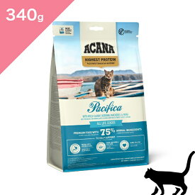 ◆クーポンあり◆ 賞味期限2026/9/4 以降 【猫用】 ACANA アカナ パシフィカキャット【340g】 ニシン サバ 魚 Pacifica Cat 正規品 プレミアムフード