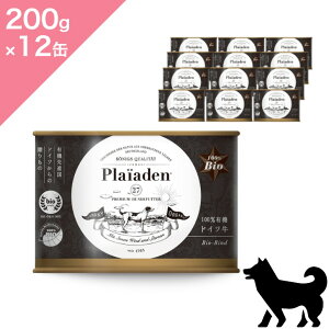 N[|L12ʓP[Xy p z Plaiaden vCA[f EFbgt[h 100%L@ hCc y 200g ×12 z Dog food Ki v~At[h Y w엿sgp r[t