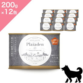 ◆クーポン有◆12缶入ケース 2028/9/5以降【 犬用 】 Plaiaden プレイアーデン ウェットフード 100%Wild 贅沢ジビエ ドイツ猪 【 200g ×12缶 】 Dog food 正規品 プレミアムフード 無添加 イノシシ