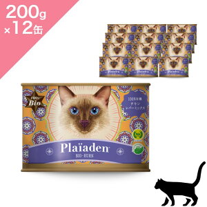 N[|L12ʓP[Xy Lp z Plaiaden vCA[f EFbgt[h 100%L@ `L o[~bNX y 200g ×12 z Cat food Ki v~At[h Y w엿sgp `L 
