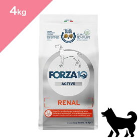 ◆クーポン有◆【 犬用 腎臓ケア 中粒 】 新 FORZA10 フォルツァディエチ リナールアクティブ ミディアム【4kg】療法食 腎臓 ケア 腎疾患 腎臓病 中粒 Active Line RENAL active 正規品 プレミアムフード