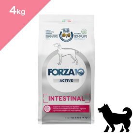 ◆クーポン有◆ 【 犬用 胃腸ケア 中粒 】 新 FORZA10 フォルツァディエチ インテスティナルアクティブ ミディアム【4kg】療法食 胃 腸 消化器 ケア 中粒 Active Line INTESTINAL active 正規品 プレミアムフード