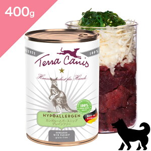 ���N�[�|�����聟 �y���p�z TerraCanis �e���J�j�X �n�C�|�A�����Q�� �J���K���[ �y 400g �z�E�F�b�g�t�[�h �R���v���[�g�H ��A�����M�[ �p�[�X�j�b�v Kangaroo Parsnip Wetfood Grain-free ���K�i �v���~