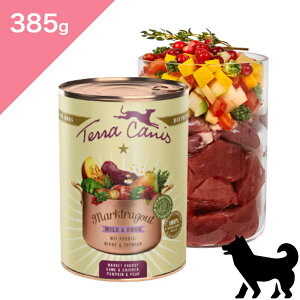 N[|聟ypz TerraCanis eJjX }[PbgO[ &`L y 385g zEFbgt[h Rv[gH { ڂ miV Market Ragout Venison Chicken Pear Wetfood Grain-free Ki 