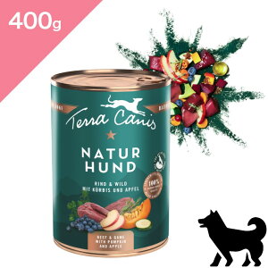 N[|聟 ypz TerraCanis eJjX lC`[nEh r[t pvLAbv y 400g zEFbgt[h Rv[gH  X|[c VjA Natur Hund Beef Venison 
