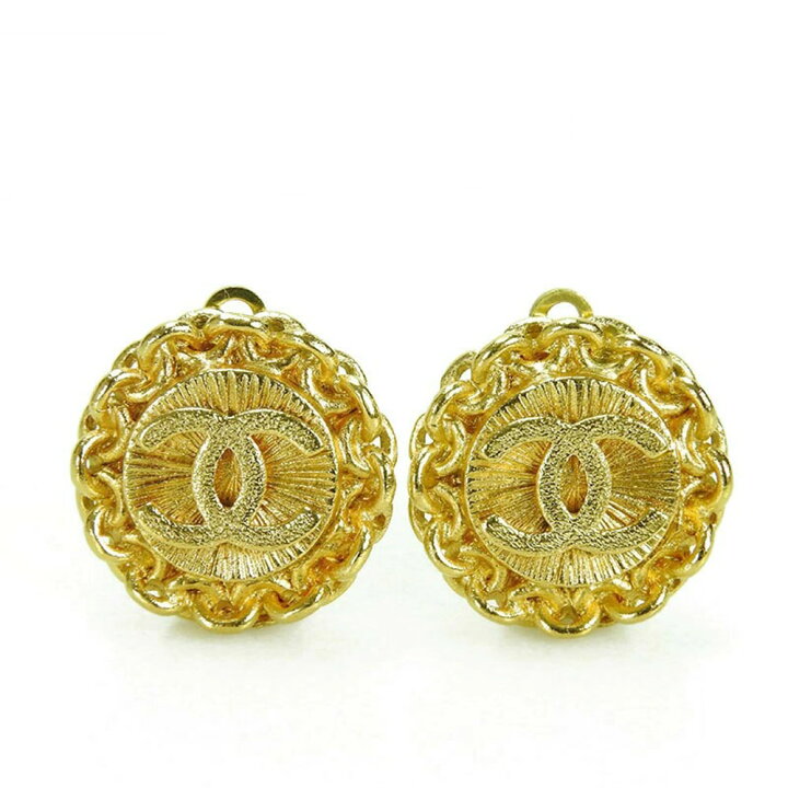 楽天市場】【中古】シャネル ココマーク イヤリング アクセサリー 