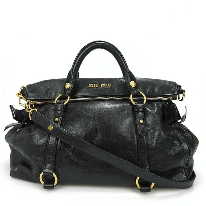 楽天市場】○【中古】ミュウミュウ MIU MIU 2WAYハンドバッグ RT0365 