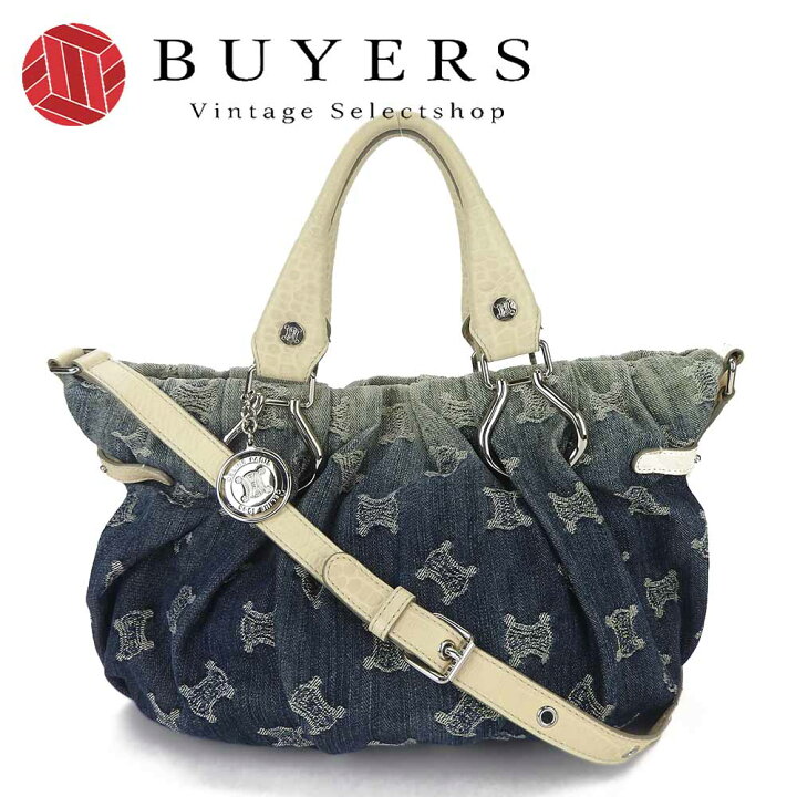 楽天市場】【中古】CELINE セリーヌ 2WAYハンドバッグ ショルダー 