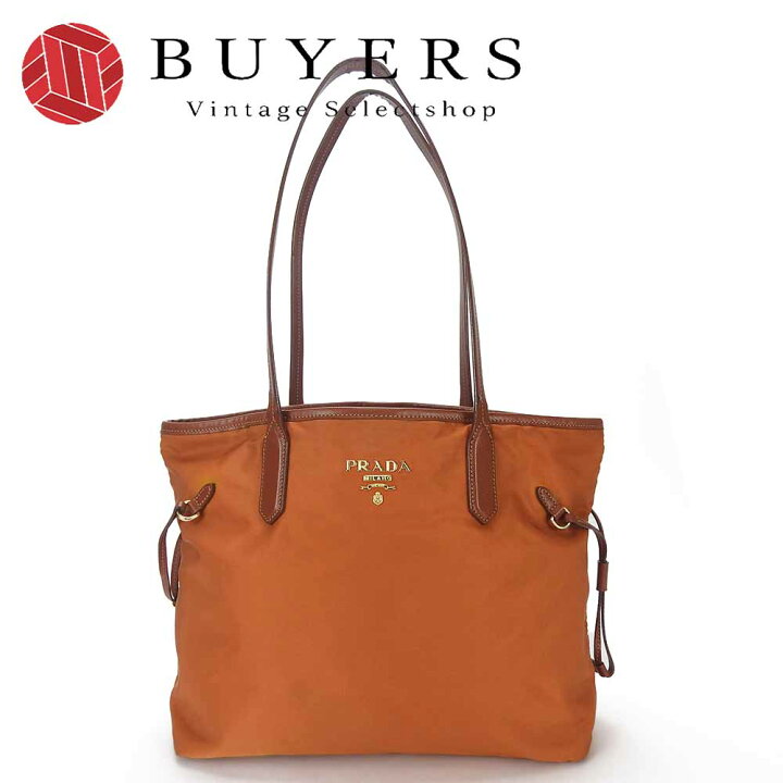 楽天市場】○【中古】PRADA プラダ BR3925 トートバッグ RAME オレンジ 
