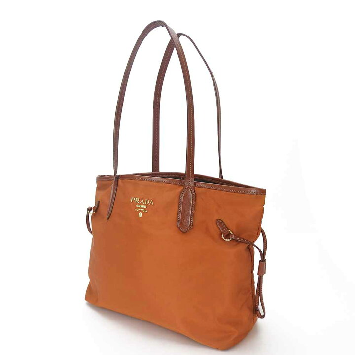 楽天市場】○【中古】PRADA プラダ BR3925 トートバッグ RAME オレンジ  