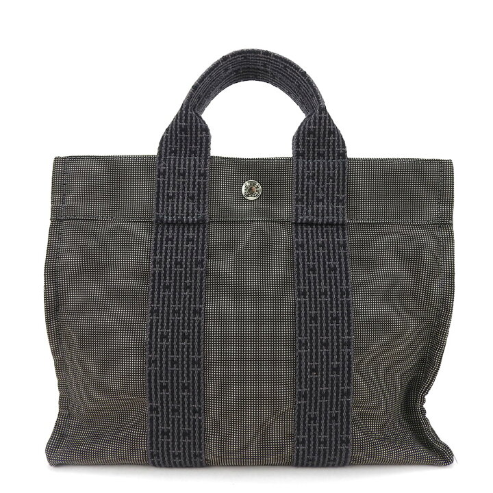 楽天市場】【中古】エルメス トート PM エールライン グレー 新金具 