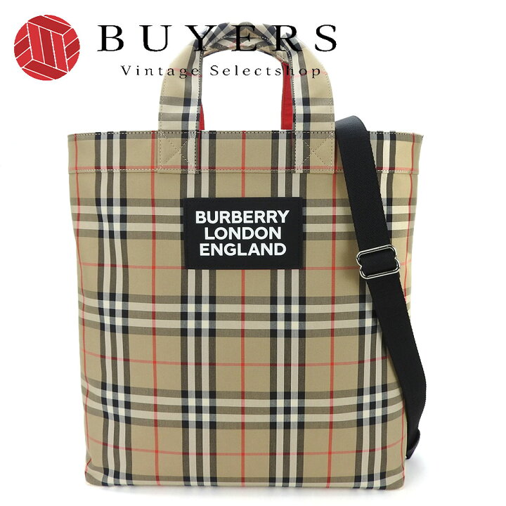 楽天市場】【中古】極美品 バーバリー ロンドン 2WAY トートバッグ 
