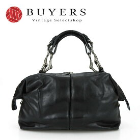 【中古】グッチ GUCCI 309578 ハンドバッグ ホースビット レザー ブラック 黒 BLACK レザー シルバー金具 レディース hand bag leather