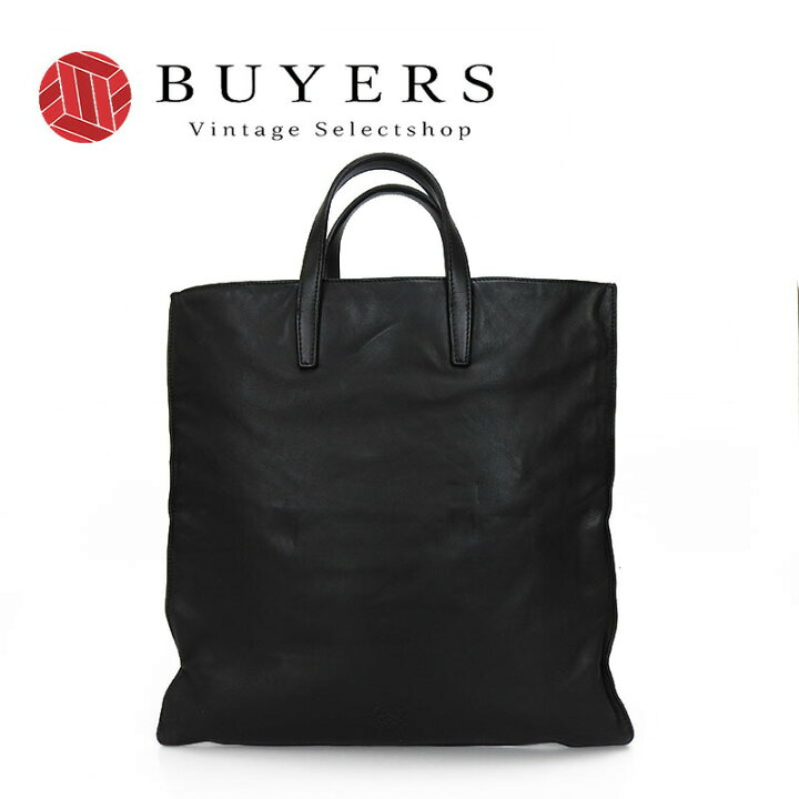 楽天市場】【中古】LOEWE ロエベ ナッパレザー ハンドバッグ ブラック 