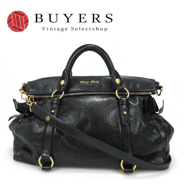 楽天市場】○【中古】ミュウミュウ MIU MIU 2WAYハンドバッグ RT0365 