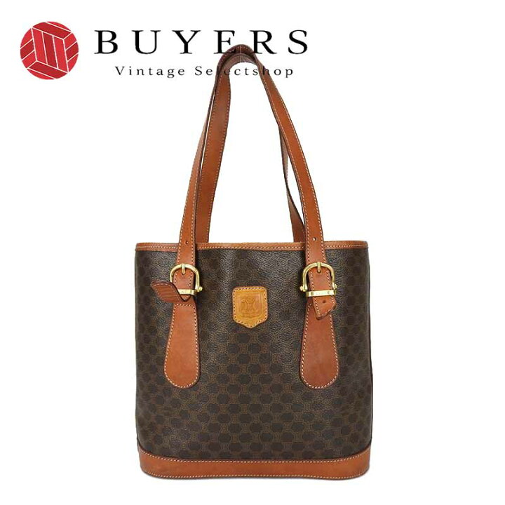 楽天市場】【中古】CELINE セリーヌ マカダム柄 トートバッグ  