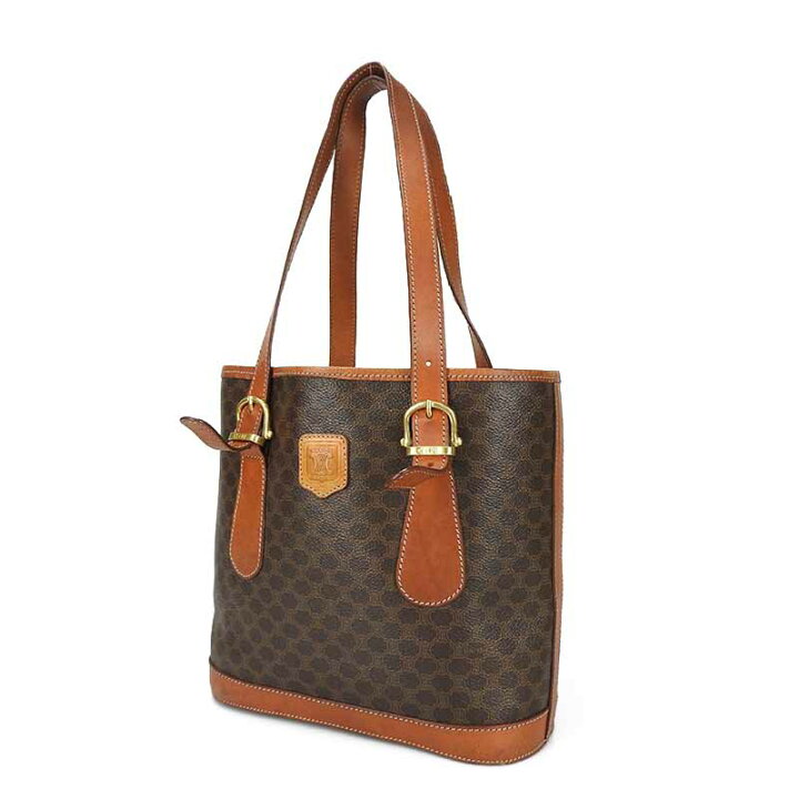 楽天市場】【中古】CELINE セリーヌ マカダム柄 トートバッグ  