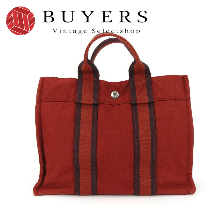 楽天市場】【中古】 エルメス ハンドバッグ フールトゥPM キャンバス  