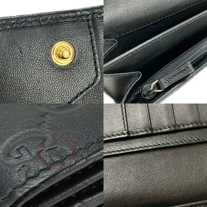 楽天市場】【中古】 グッチ 長財布 244946 グッチシマ シマレザー  